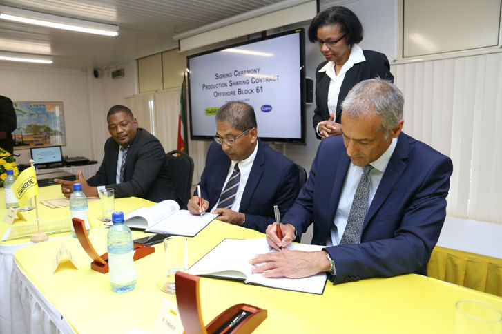 Staatsolie and Cairn Energy Conclude Production Sharing Contract