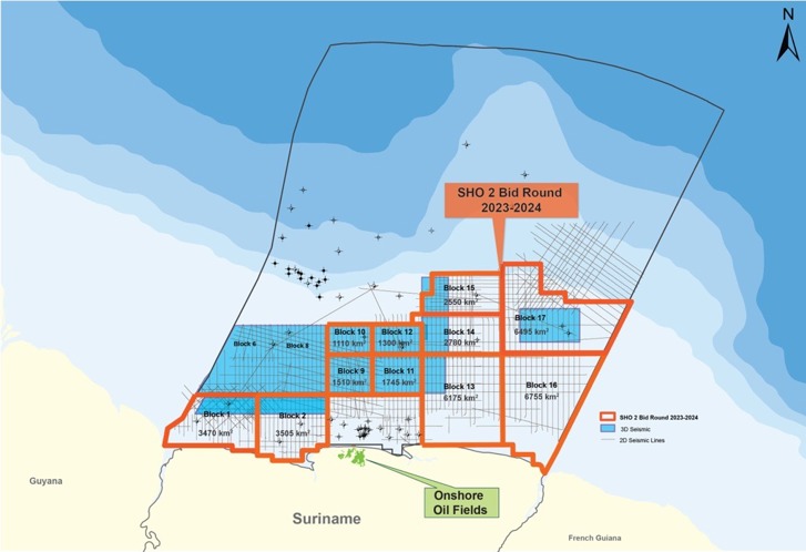 Suriname Shallow Offshore 2 Bid Round 2023-2024 Announced