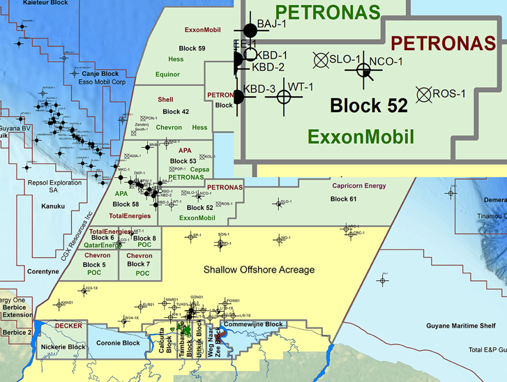 Petronas Confirms Oil discovery in Block 52 Offshore Suriname