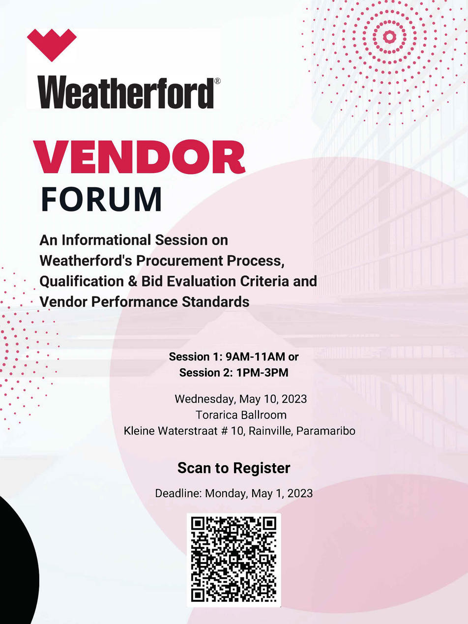 Weatherford Vendor Forum