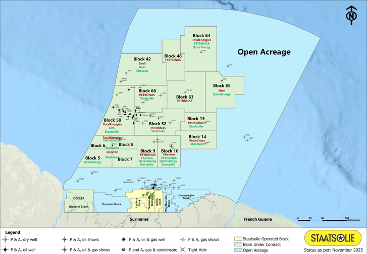 Staatsolie approves Commercial Field for Sloanea-1 Gas Discovery in Block 52