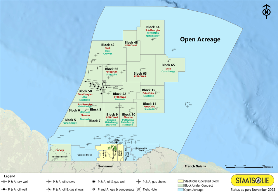Staatsolie approves Commercial Field for Sloanea-1 Gas Discovery in Block 52